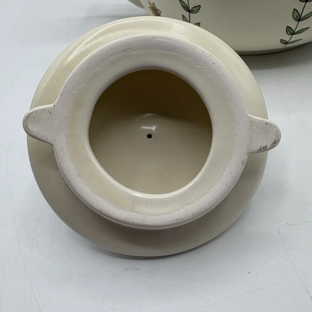 Vintage Y2K‎ Teapot & Sugar Bowl w/ Rooster Decoration Country Style Farmhouse